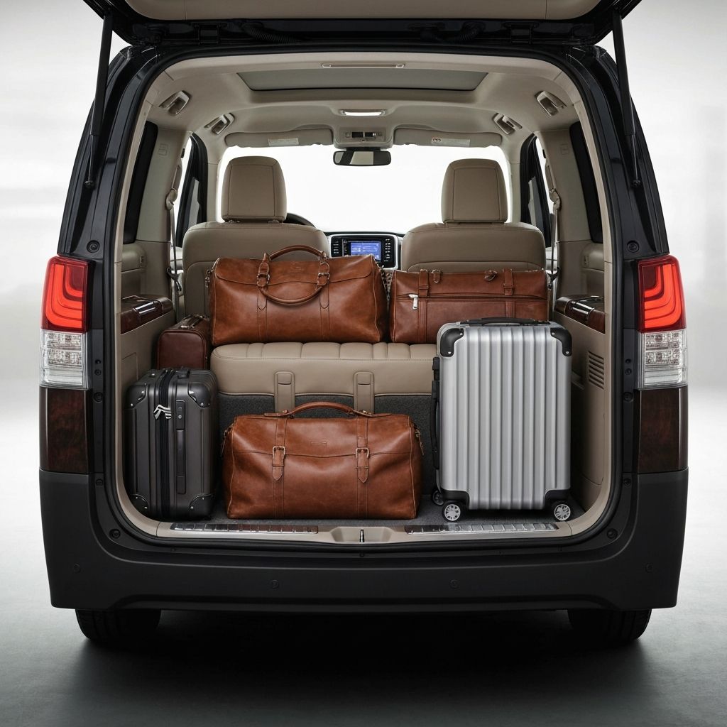 Toyota Alphard luggage capacity